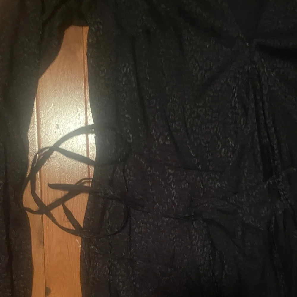 Banana Republic Black Long Sleeve Dress - Picture 4 of 7